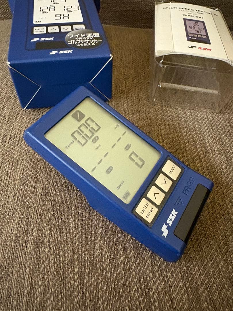 【美品】野球、ゴルフ SSKエスエスケー マルチスピードテスターⅣ箱、説明書付⭐︎