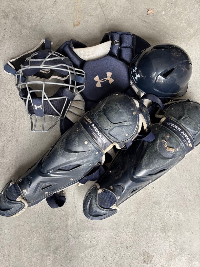 アンダーアーマー　キャッチャー防具一式