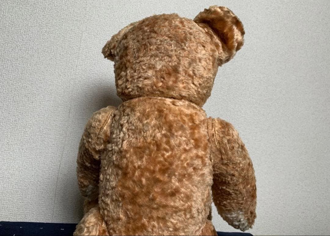 テディベアイギリスアンティーク茶色いクマのぬいぐるみ 約47㎝