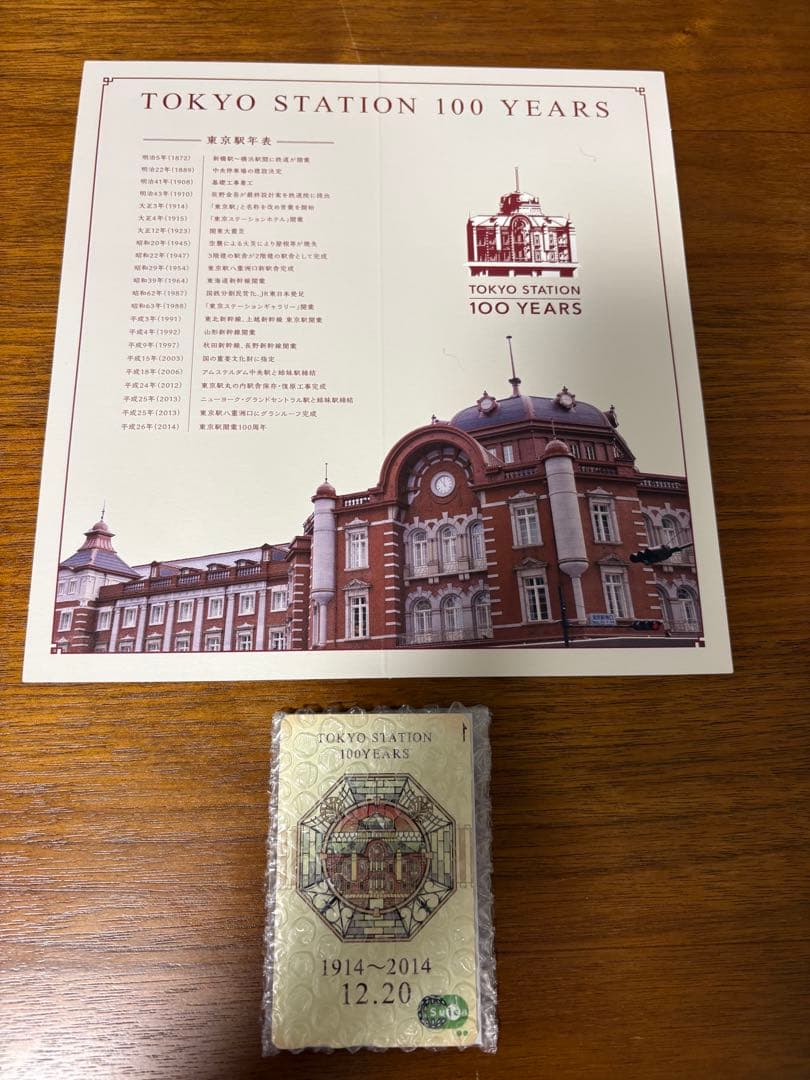 Suica100周年　JR東日本　100周年記念　3枚セット　東京駅開業