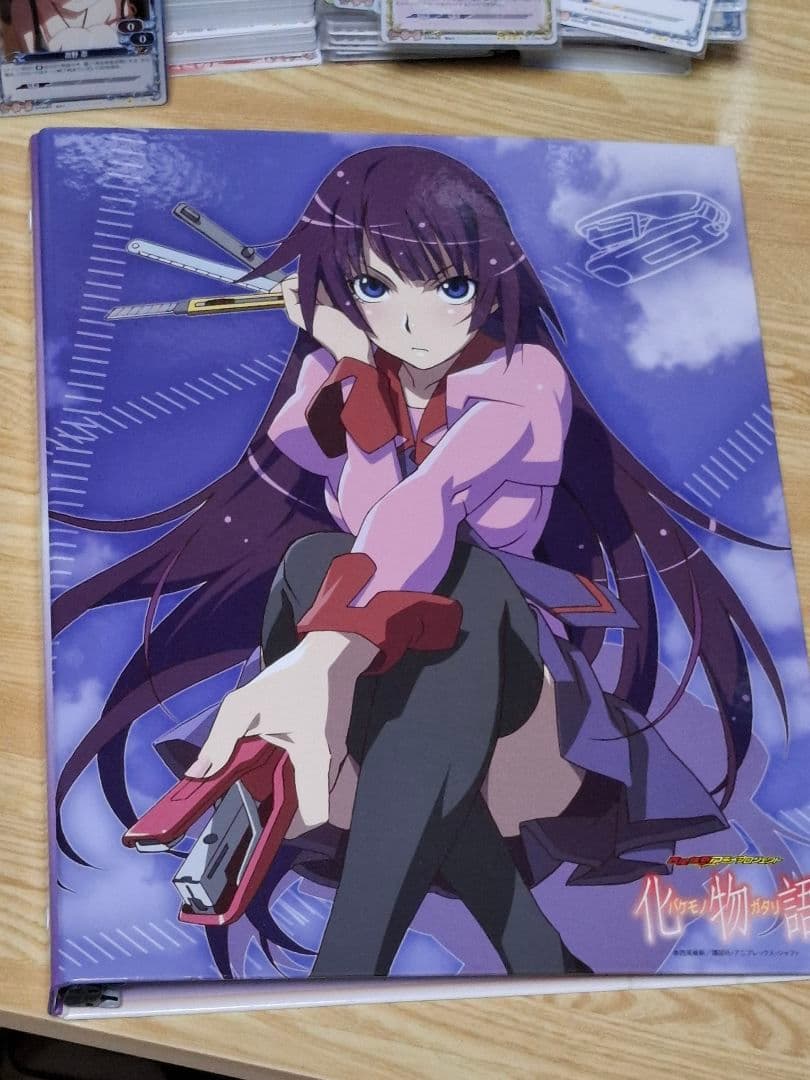 化物語　プレシャスメモリーズ　カード　サプライ　セット売り　金サイン神原駿河