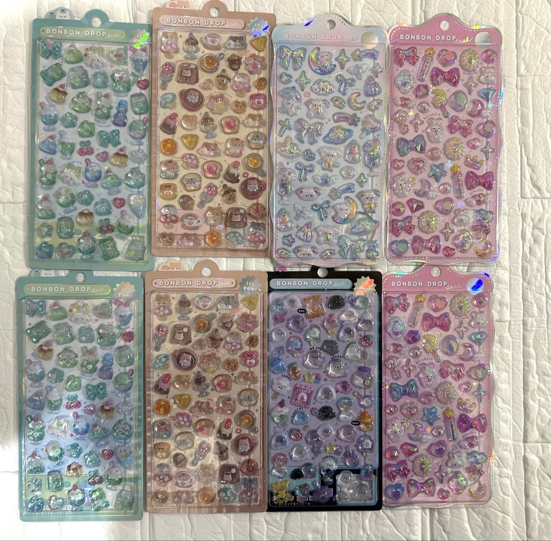 クーリア　ボンボンドロップシール　オリジナル6枚セット　正規品