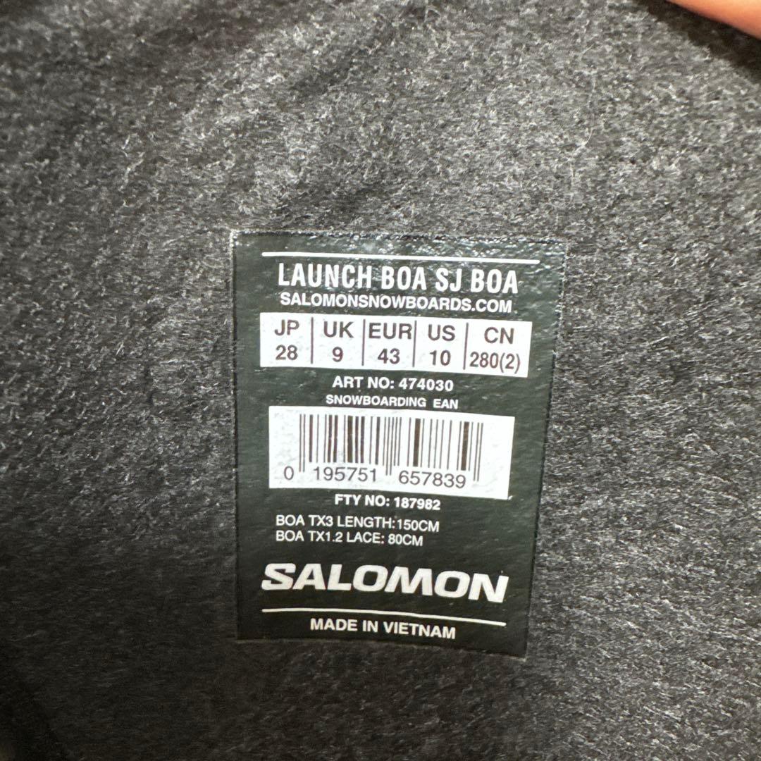 Salomon Comfort ブラック スノーボードブーツ未使用に近い