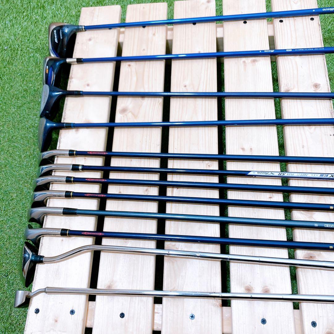 N5.ミズノ　初心者オススメ　メンズセット　ゴルフクラブ　12本　右利き