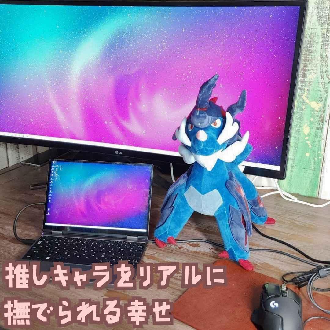 ヒスイダイケンキ　ぬいぐるみ　ポケモン　大きい　国40cm　【残3】