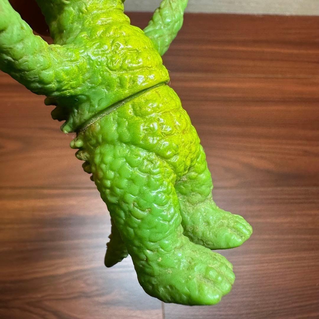 ブルマァク アンギラス ソフビ 当時物 珍色 4104