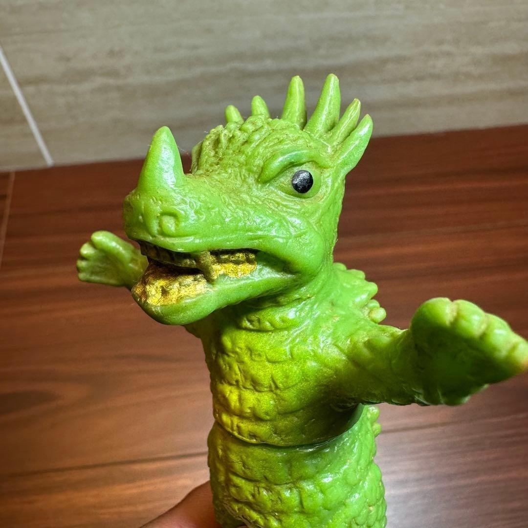 ブルマァク アンギラス ソフビ 当時物 珍色 4104