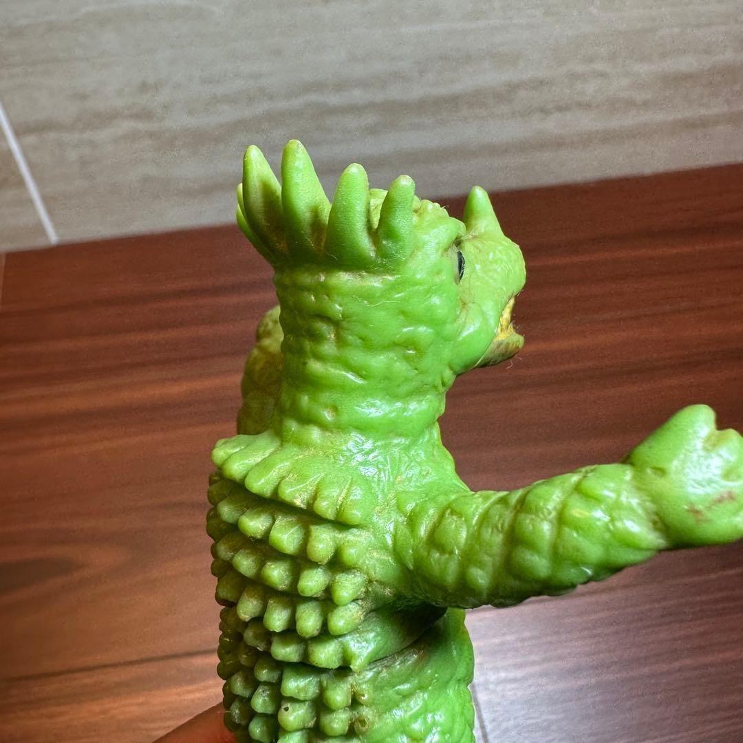 ブルマァク アンギラス ソフビ 当時物 珍色 4104