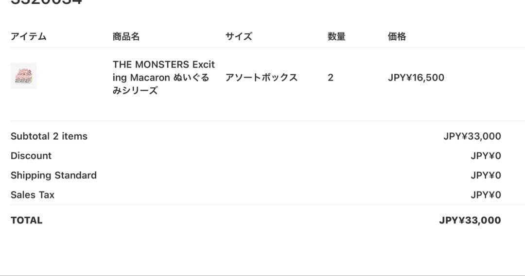 THE MONSTERS Exciting Macaronアソート2セット