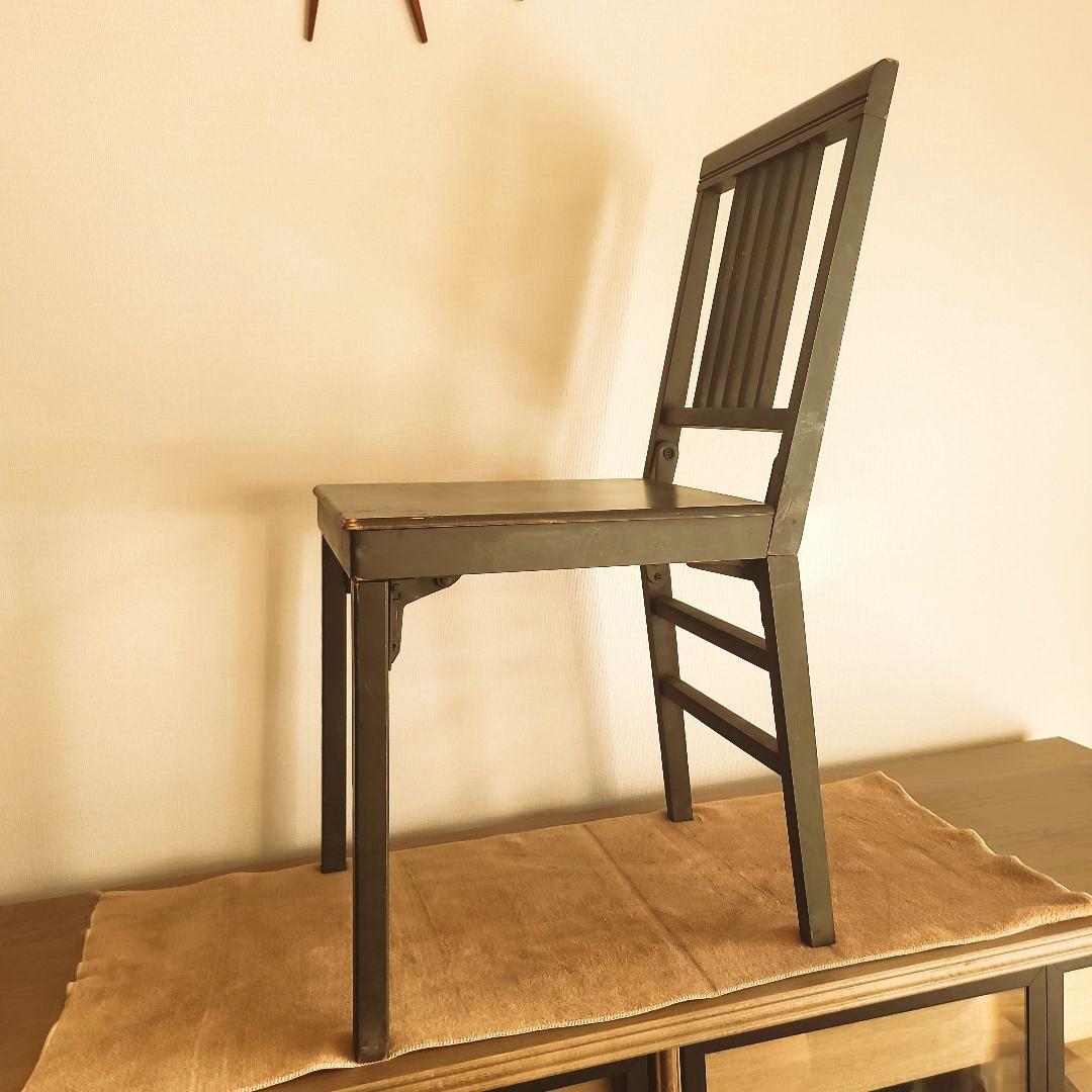 USミリタリー ヴィンテージ折り畳み椅子 1940年代