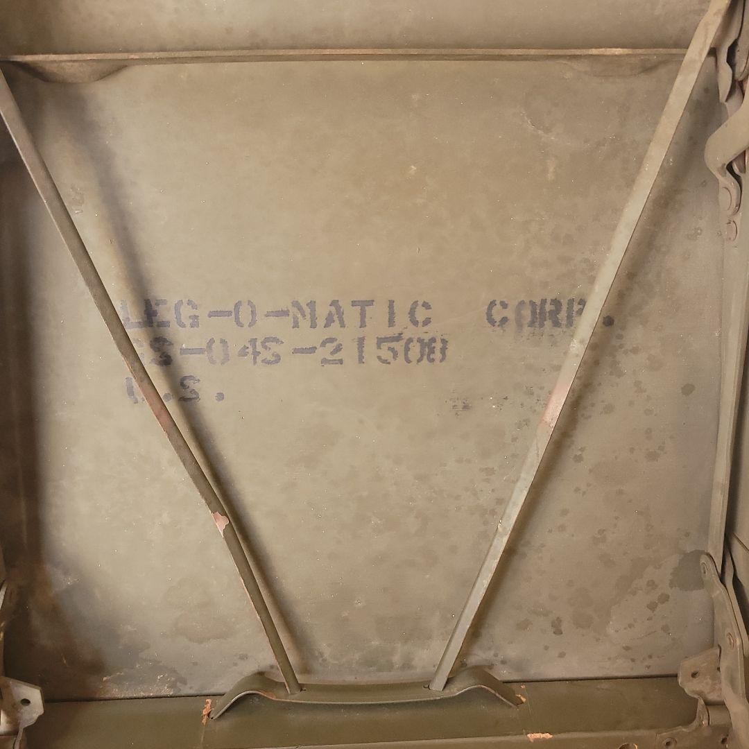 USミリタリー ヴィンテージ折り畳み椅子 1940年代