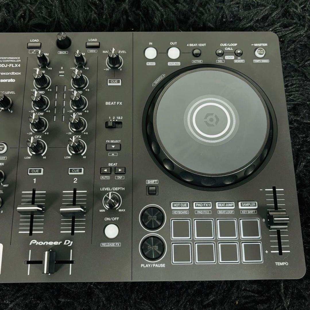パイオニアDJ DDJ-FLX4 DJコントローラー 2デッキ マルチアプリ対応