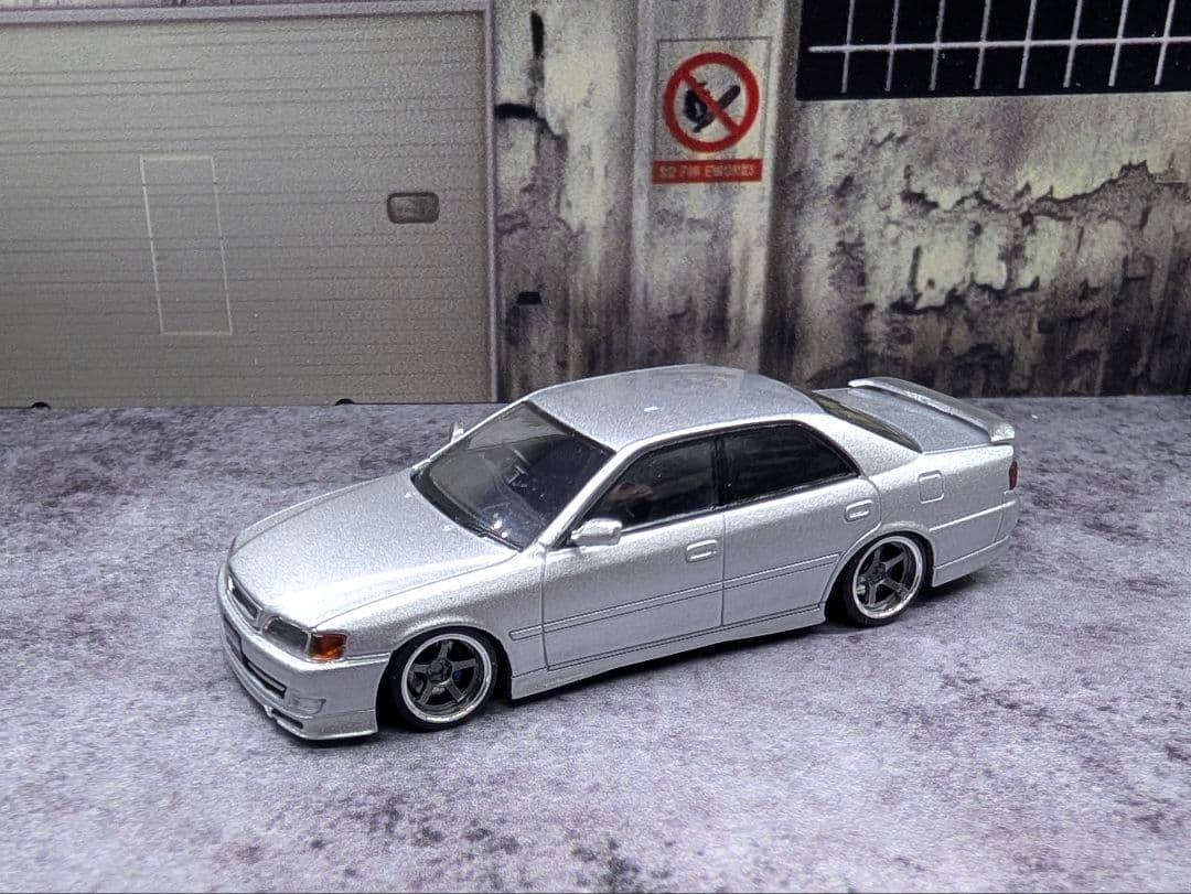 ホビージャパン TOYOTA CHASER ツアラーV カスタム シルバー