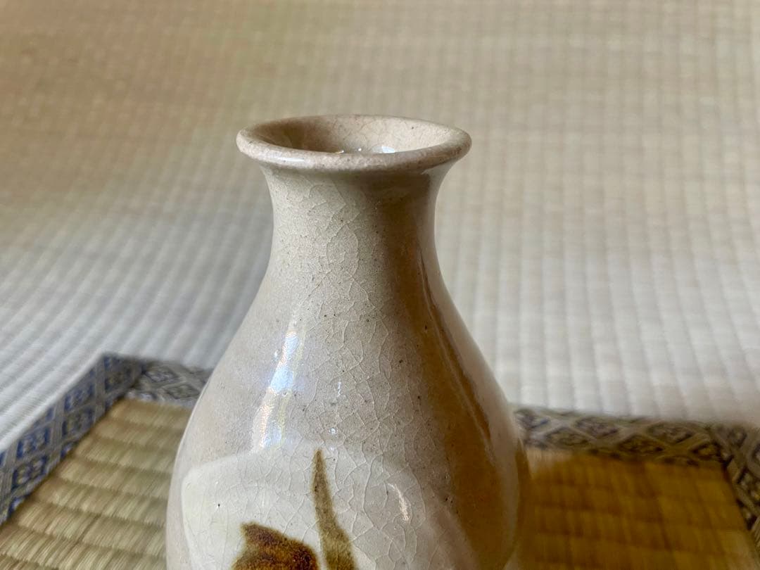 濱田晋作　鉄絵酒器セット