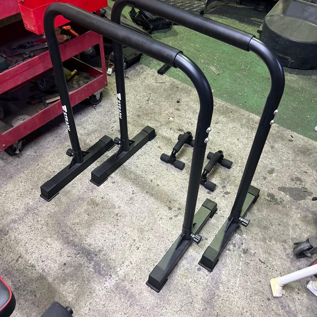 ホームジム　ベンチプレス　100㌔　トレーニングベンチ　ディップスバー等　セット