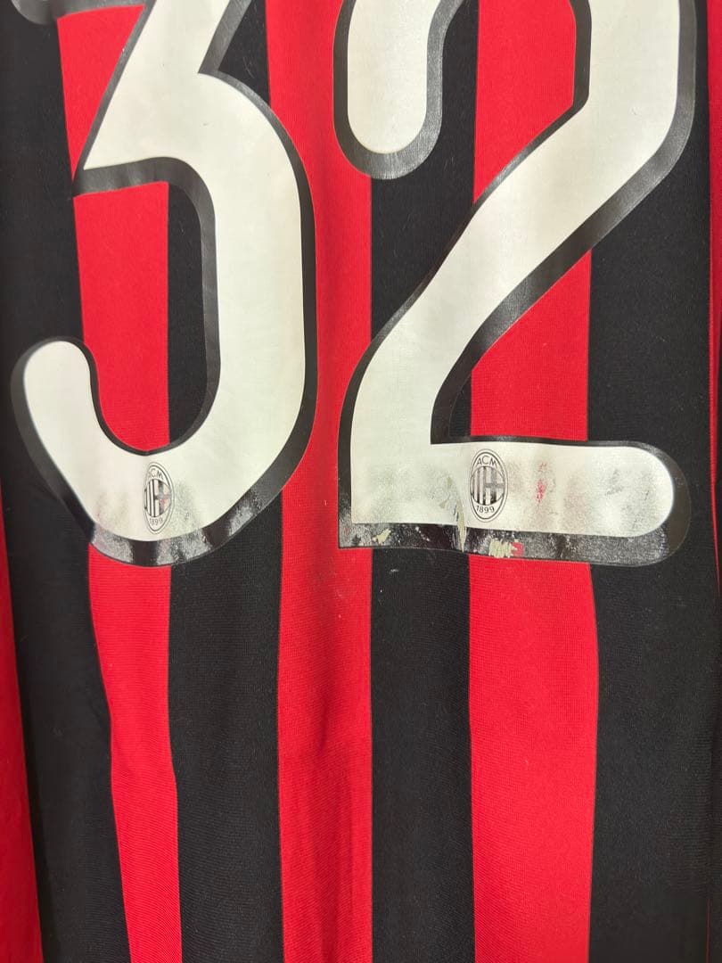 ACミラン　ユニフォーム　ベッカム　チャンピオンズリーグ　09/10