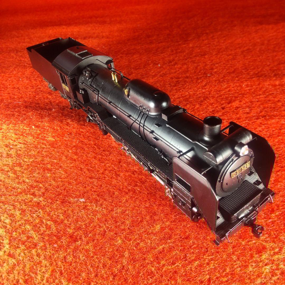 Ｄ51、アダチ、美品、動作確認済み、蒸気機関車、HOゲージ