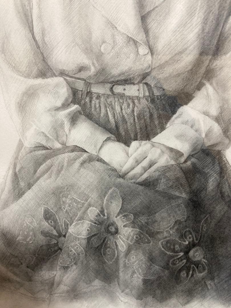 【特別出品】木原和敏 デッサン 直筆サイン 真筆 美人画 リアリズム 写実 絵画