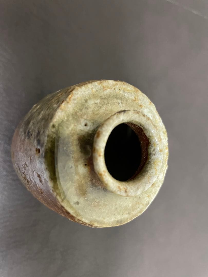 古谷道生　信楽茶入　共箱　共布　信楽焼　茶入　茶道具