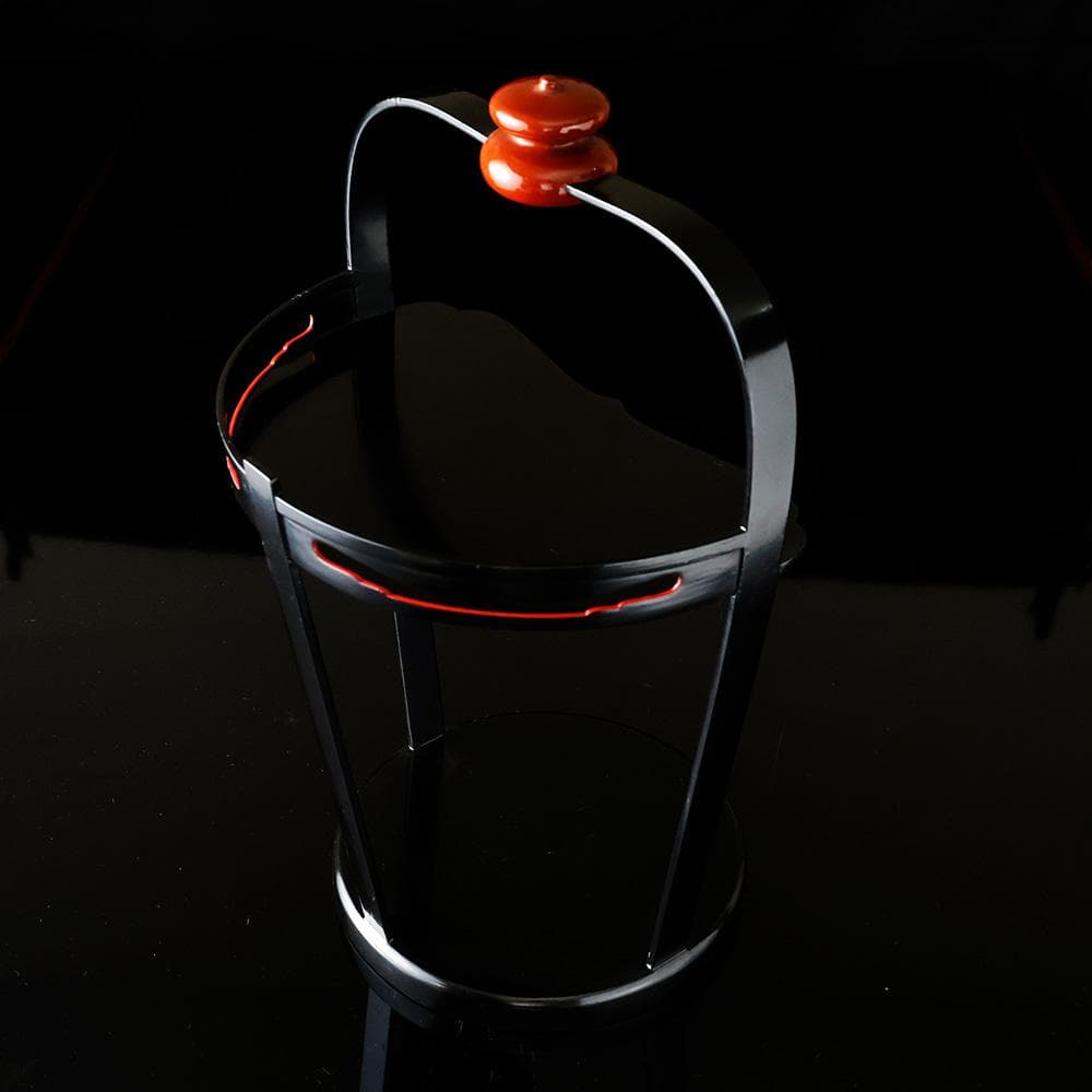 時代物 真塗 木製 夕顔棚 貴人棚 水指棚 茶道具 時代箱付 茶道具 古美術