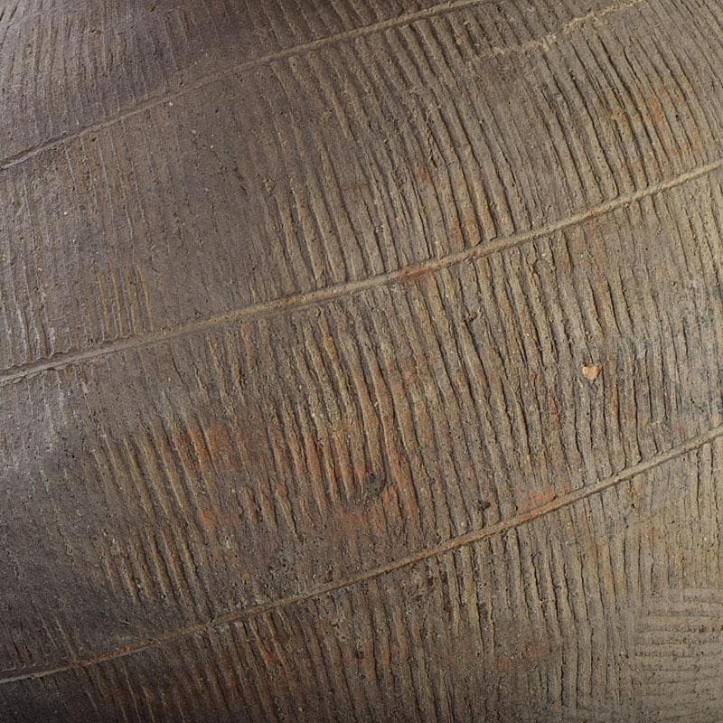 時代古陶磁　珠洲焼　古珠洲須恵器　線文壷　V　R9475H