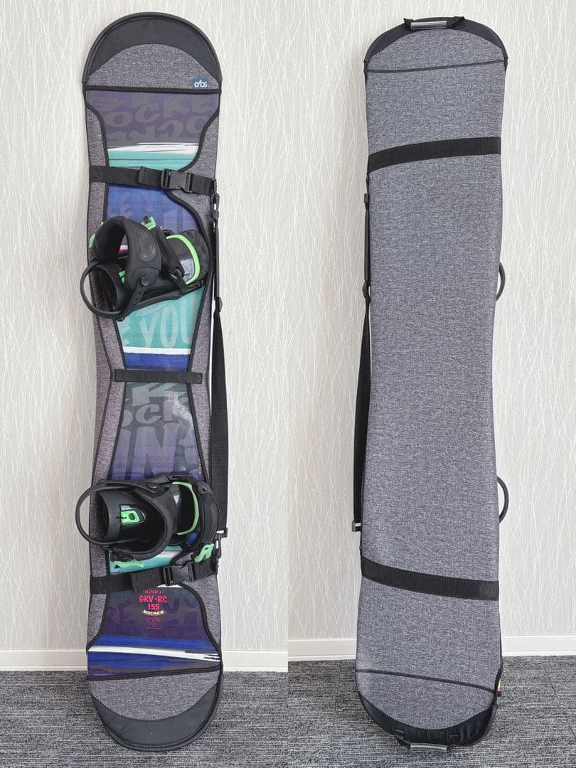 73超豪華❗️IGNIO/HEAD メンズスノーボードセット★155cm+ビン付