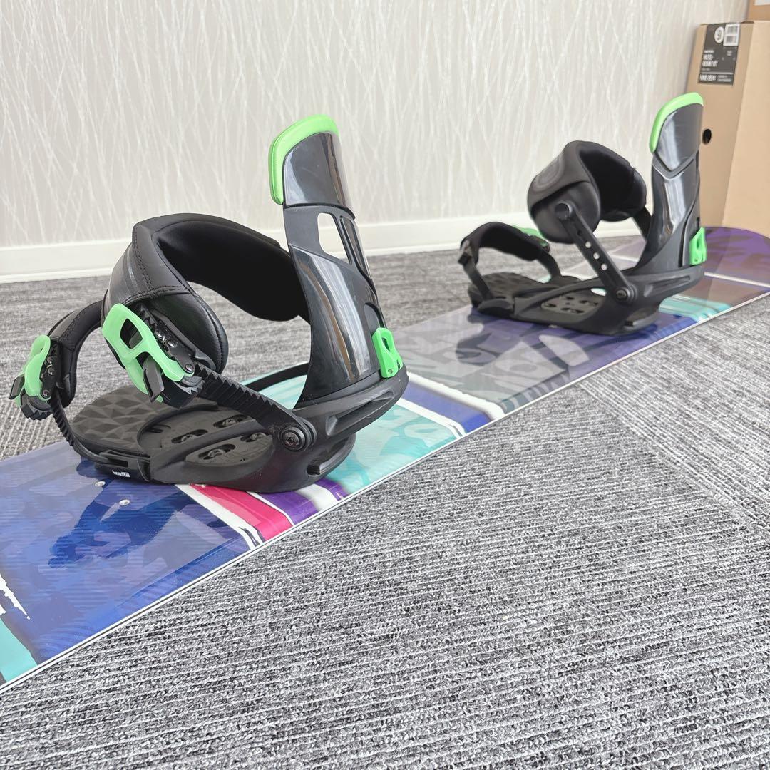 73超豪華❗️IGNIO/HEAD メンズスノーボードセット★155cm+ビン付