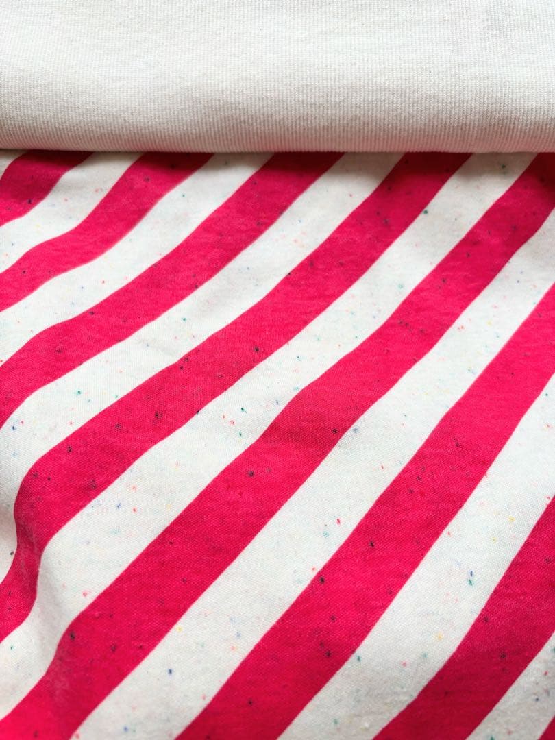 斜めストライプの犬の服