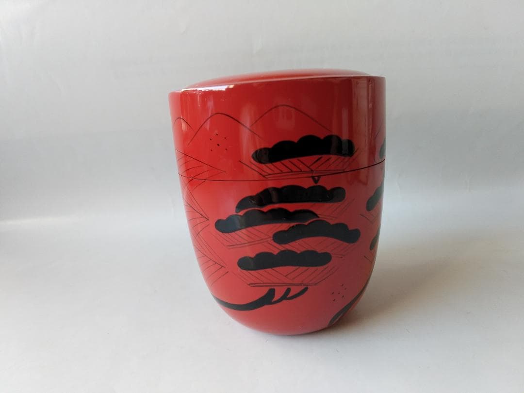 加賀蒔絵師 中村秀甫 作 玄々斉好 曙棗 共箱 棗 漆器 漆芸 茶道具 新品