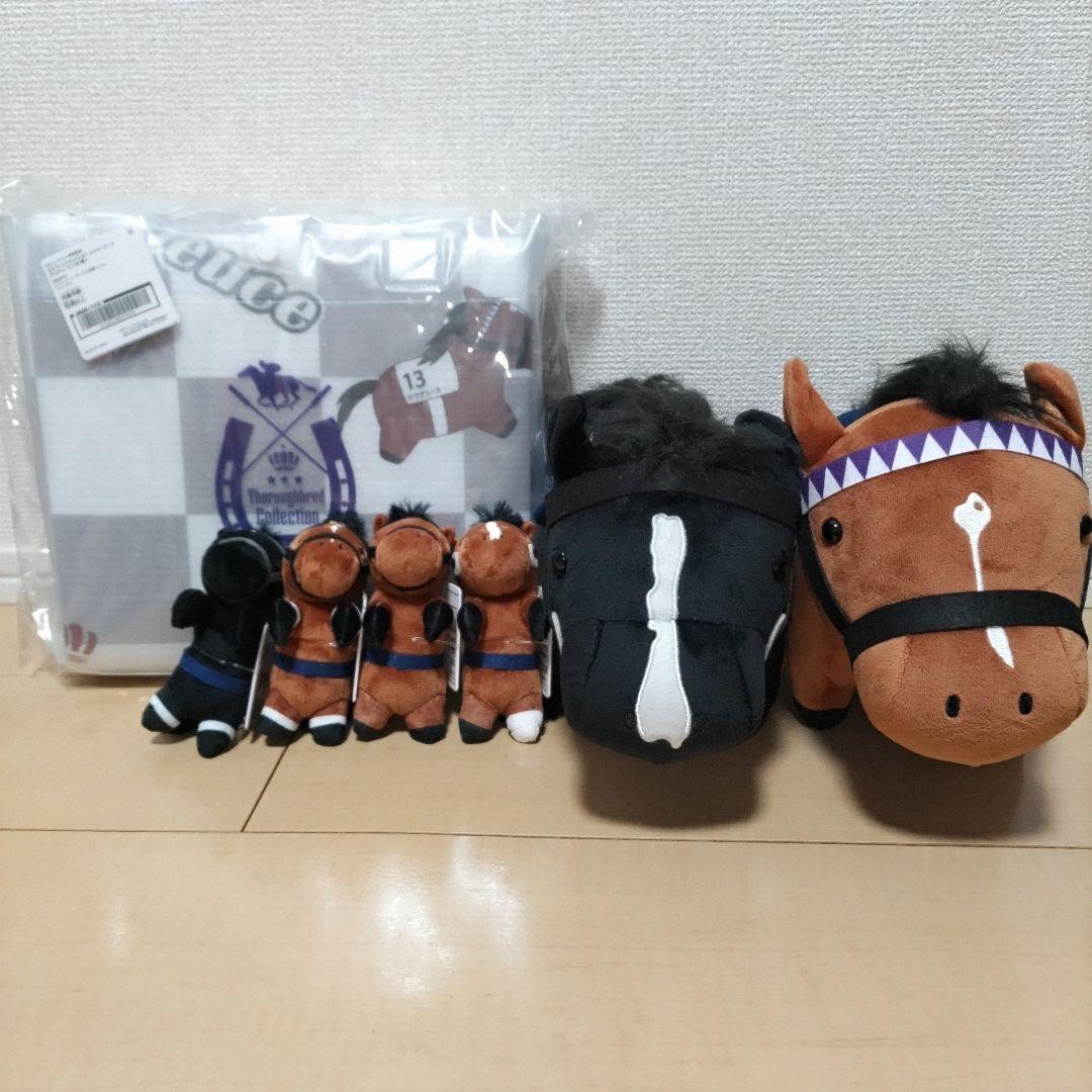 サラブレッドコレクション レジャーシート ちょこがけ マスコット ぬいぐるみ