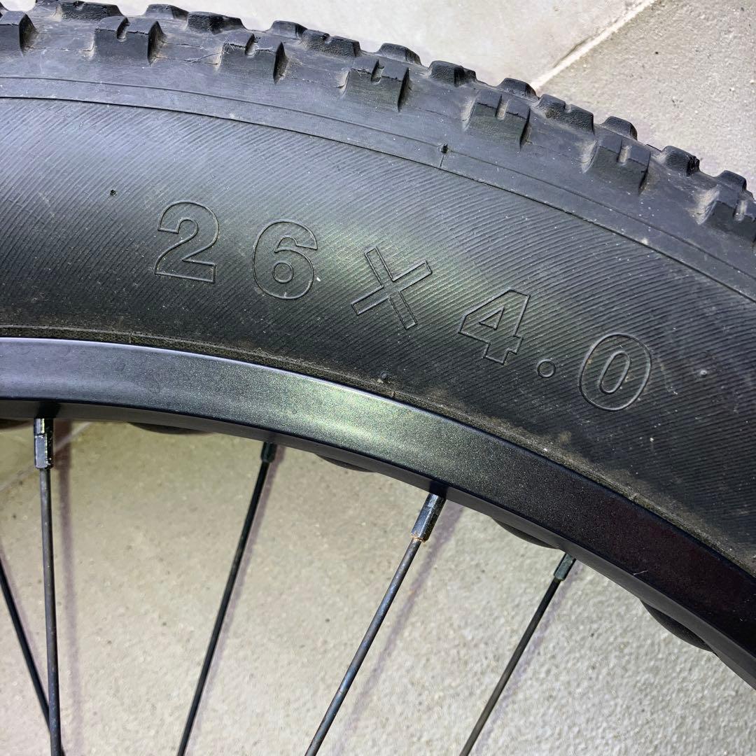 ファットバイク　タイヤ（CHAO YANG）&リム　26×4.0 前後セット