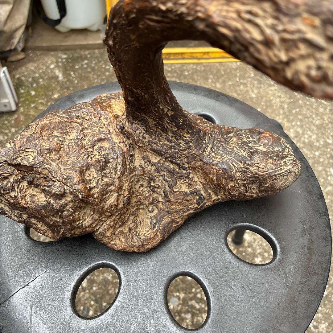 縁起物 ビンテージ木製置物 自然