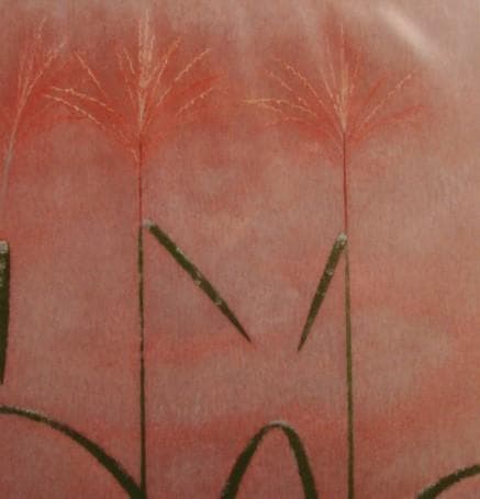 徳岡 神泉、薄、大判、額装用・画版、日本製・新品額 額装付、状態良好