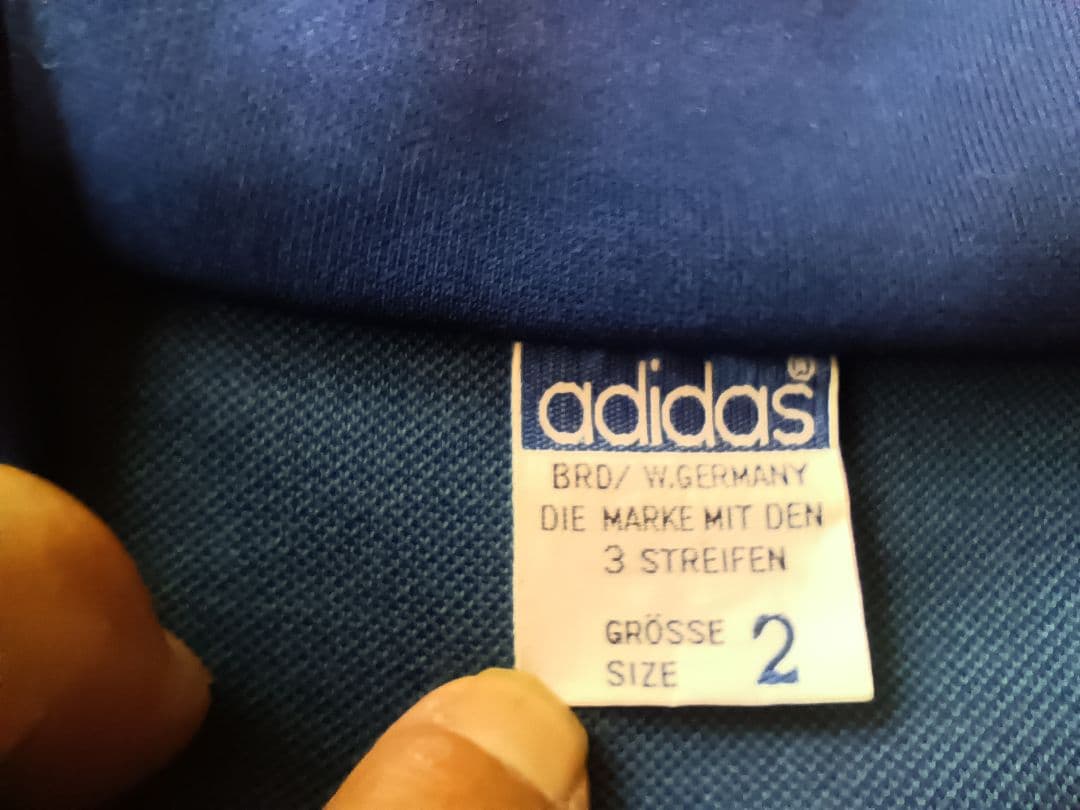 adidas ジャージ上下セット サイズ2 オレンジ/ネイビー