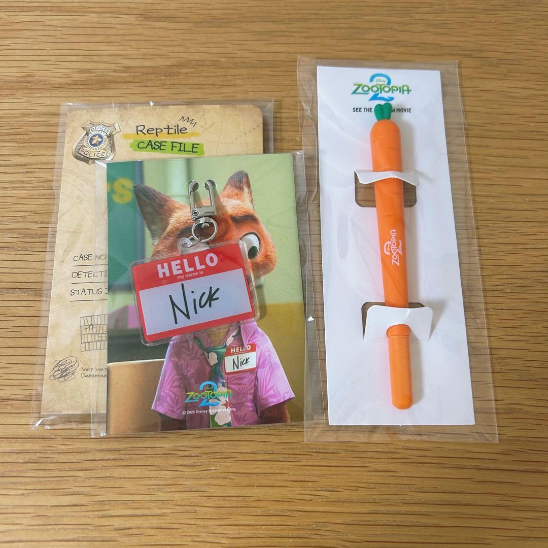 ズートピア2 韓国 映画 特典 ファイル ネームキーリング
