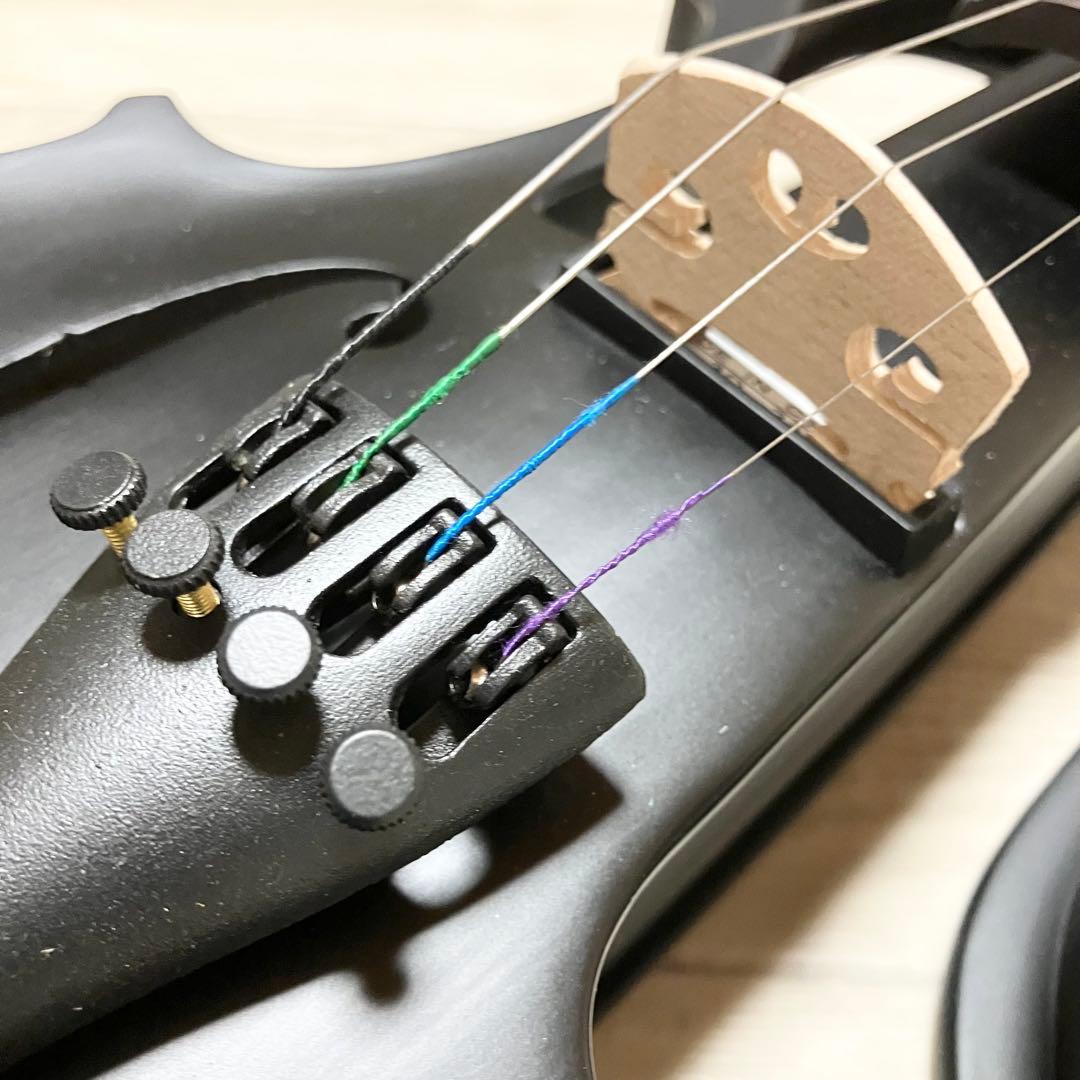 美品 hallstatt ハルシュタット CV-210E エレキバイオリン 黒