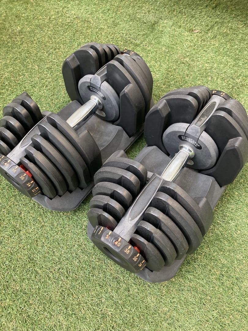 可変式ダンベル 40kg 2個セット、ベンチシート