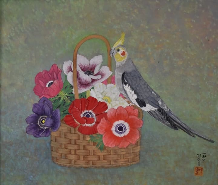 真作　日本のゴーギャン無冠伝説画家・★田中一村 、原画・値引き❕❕