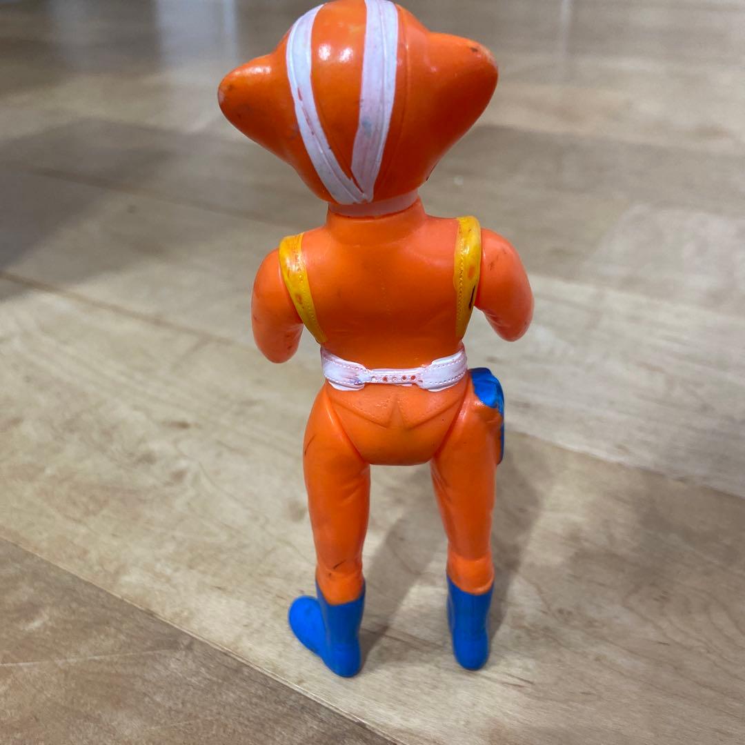 当時物　ブルマァク 製 トリプルファイター SAT隊員 ソフビ フィギュア