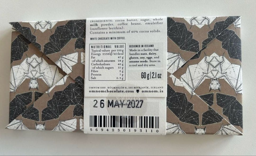 新春SALE★アイスランドオムノム板チョコレート6種類セット