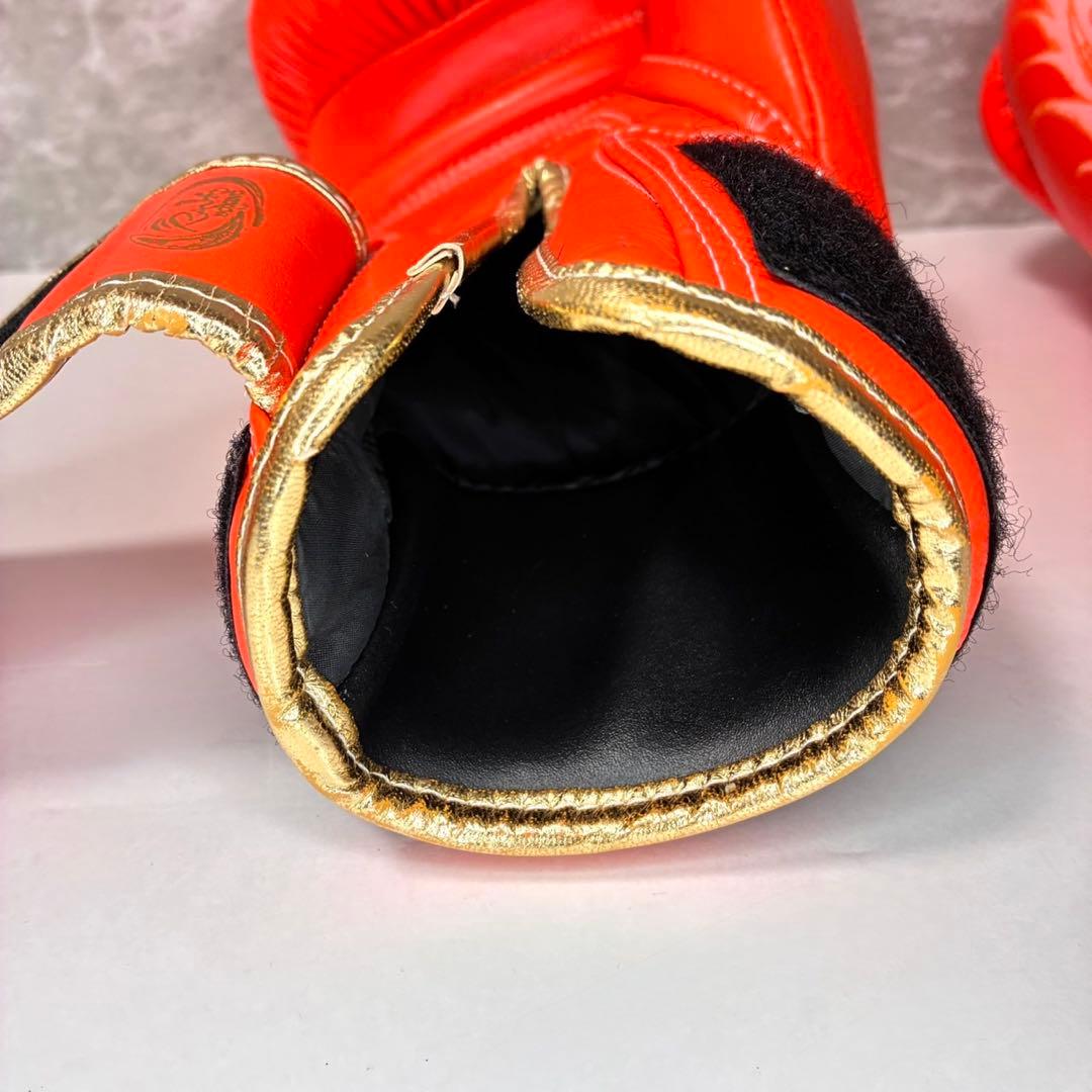 Raja Boxing 本革製 マジックテープ式 14oz ボクシンググローブ