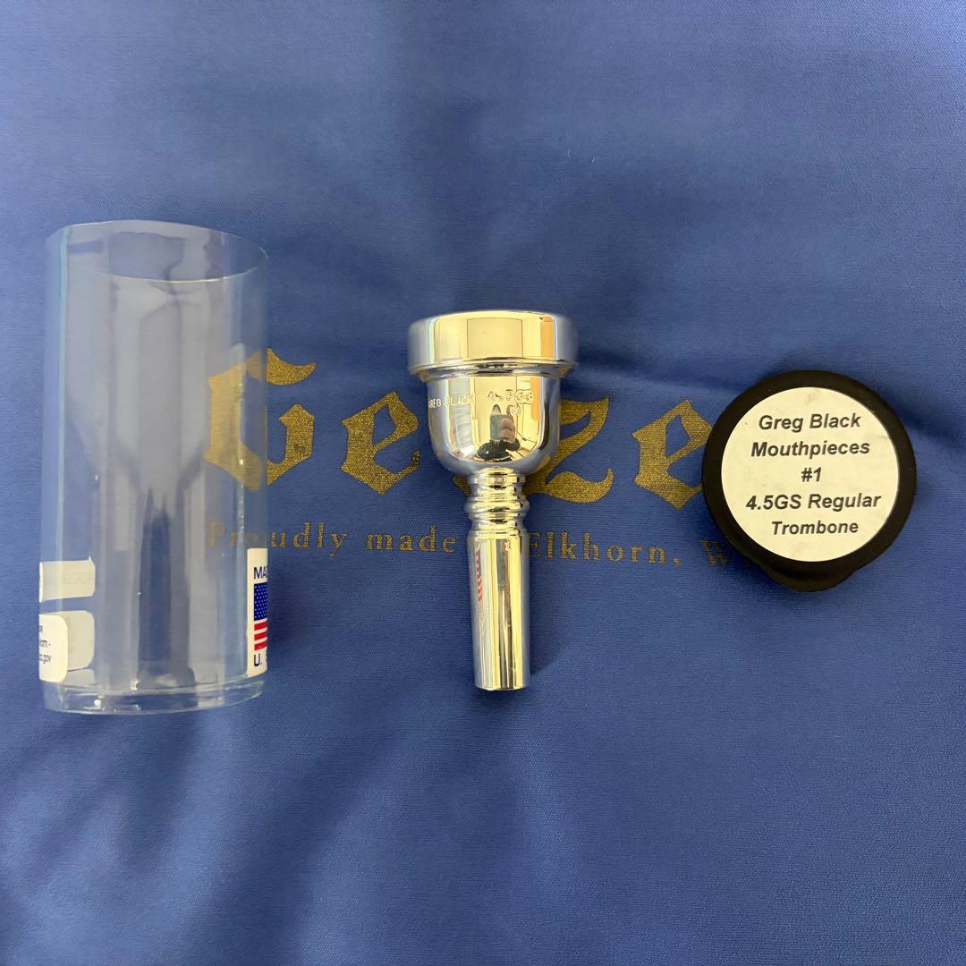 Greg black 4.5GS #1トロンボーン マウスピース