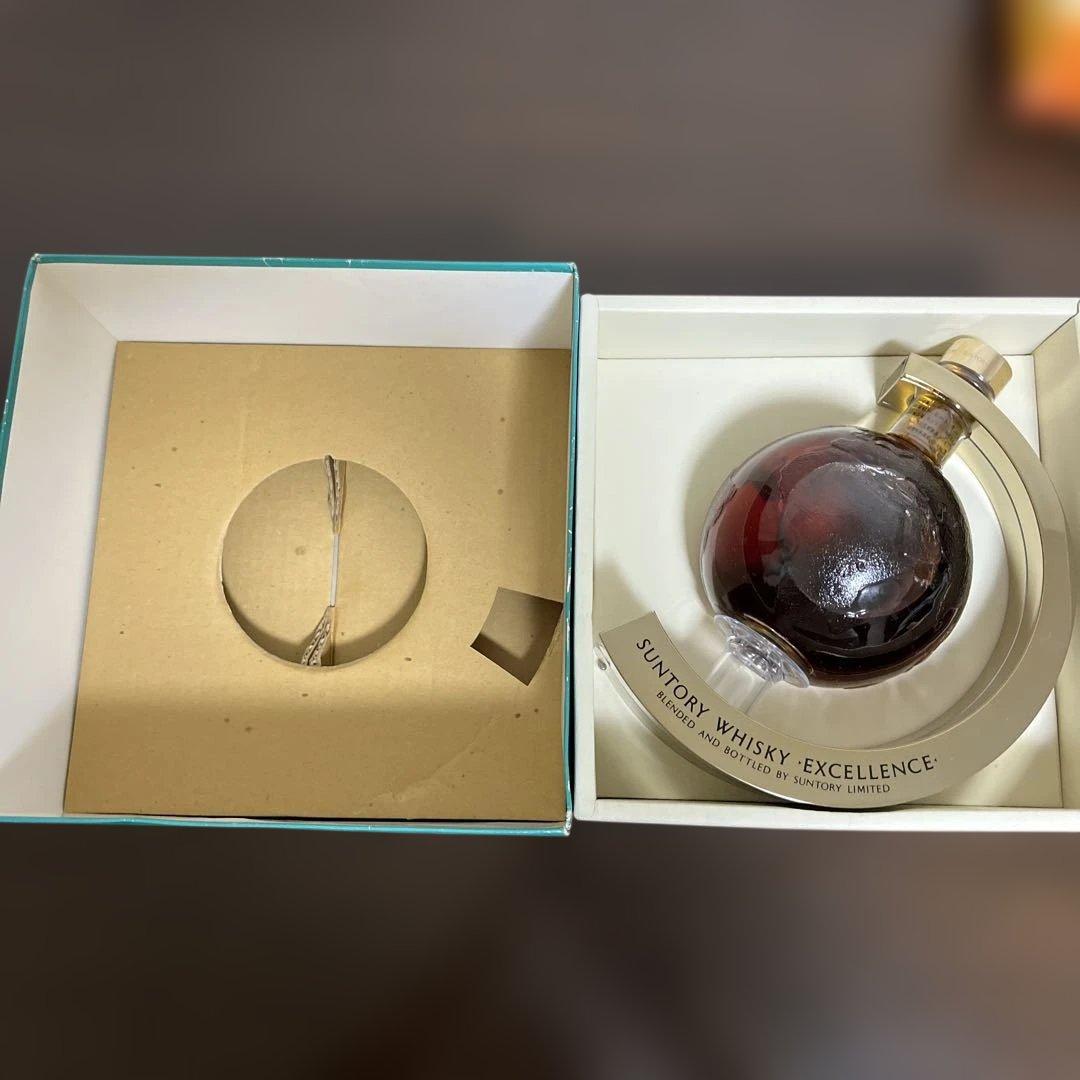 サントリー ウイスキー エクセレンス 大丸梅田店オープン記念 地球仪美品