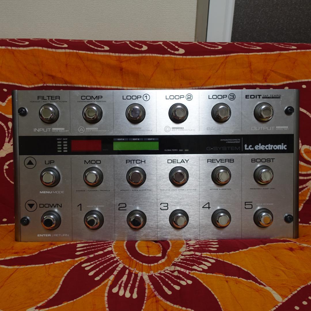【ジャンク】 tc electronic G-System マルチエフェクター
