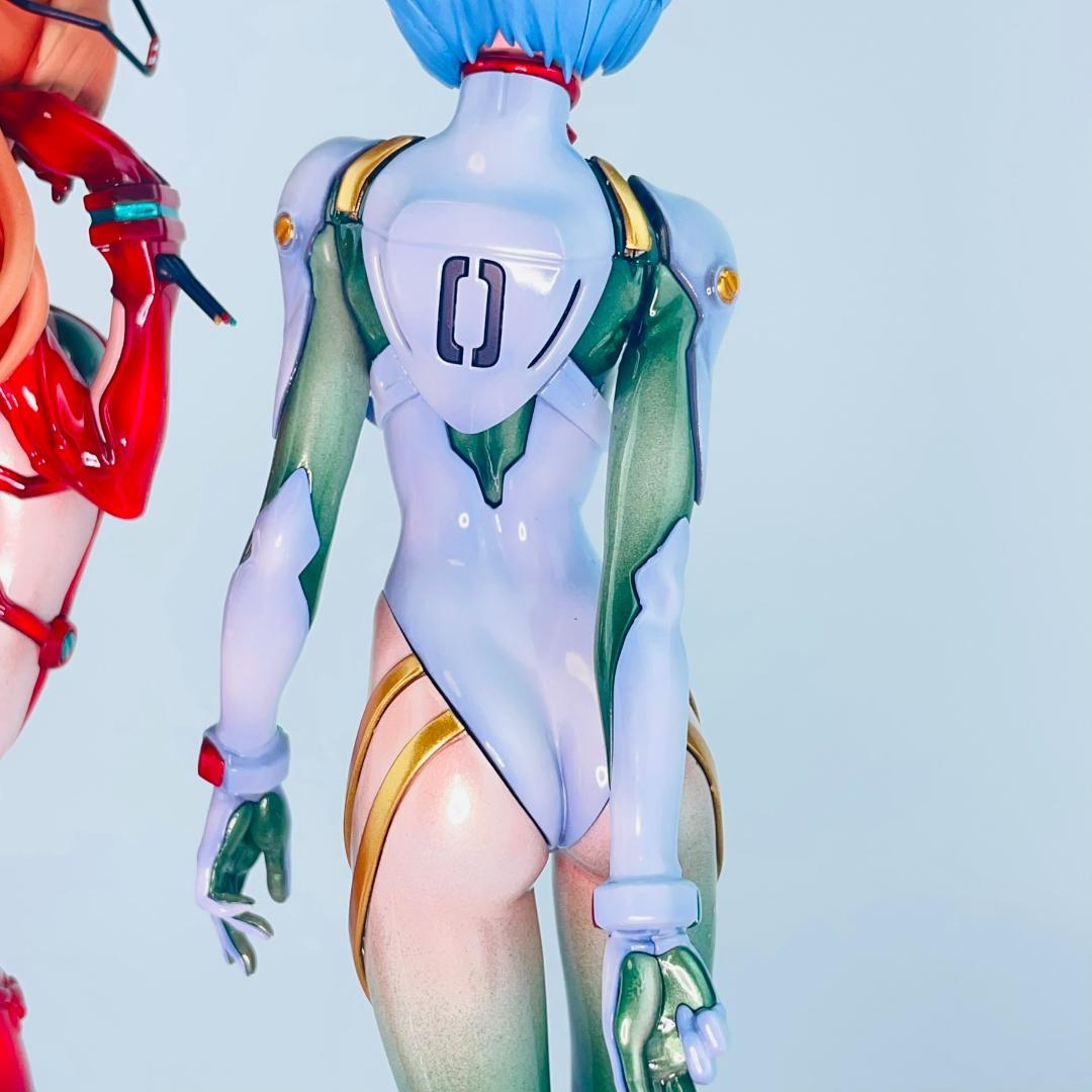 全塗装完成品 綾波レイ アスカ エヴァ クリスマス フィギュア ガレージキット