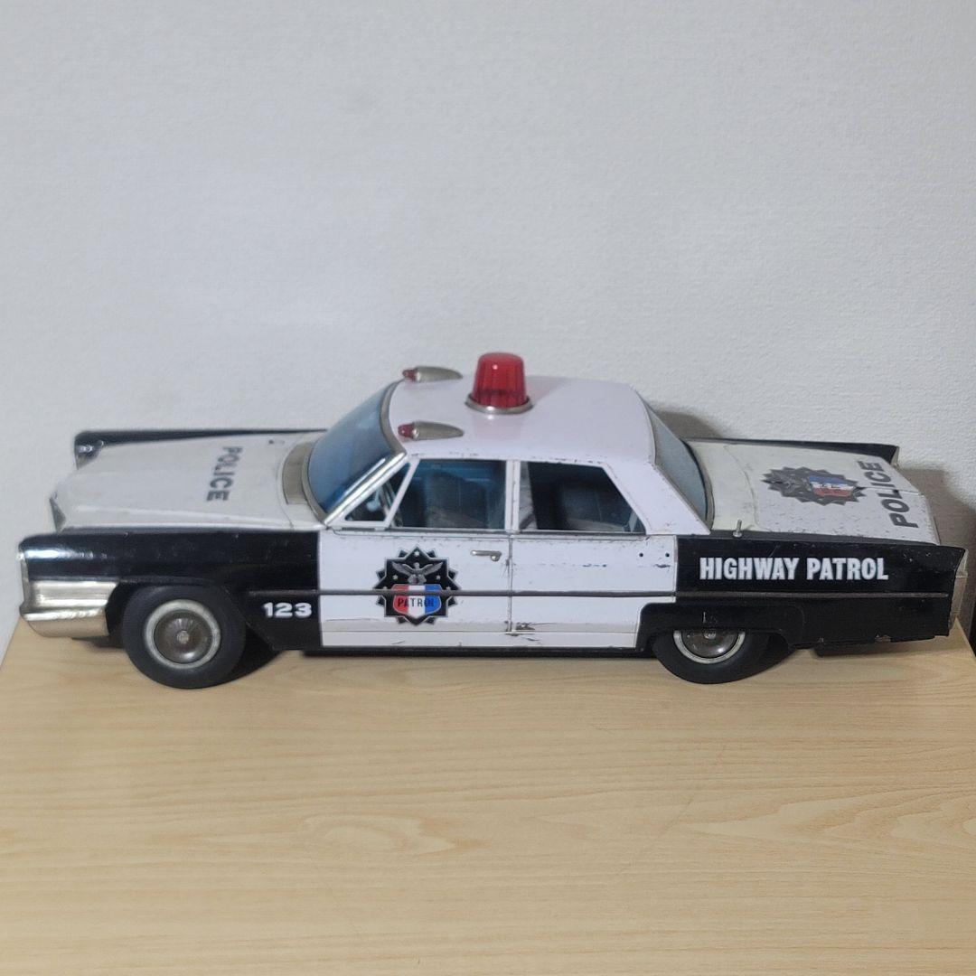 野村トーイ ブリキ キャデラックパトカー 65cm