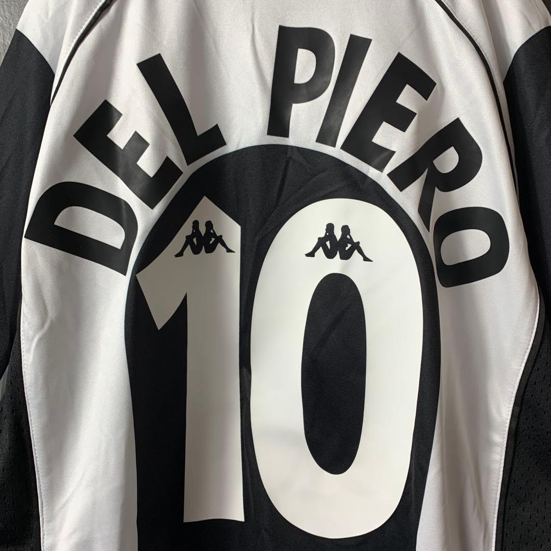 【★デルピエロ】 メンズ 97/98 ユベントス ホーム 半袖 10番 XL
