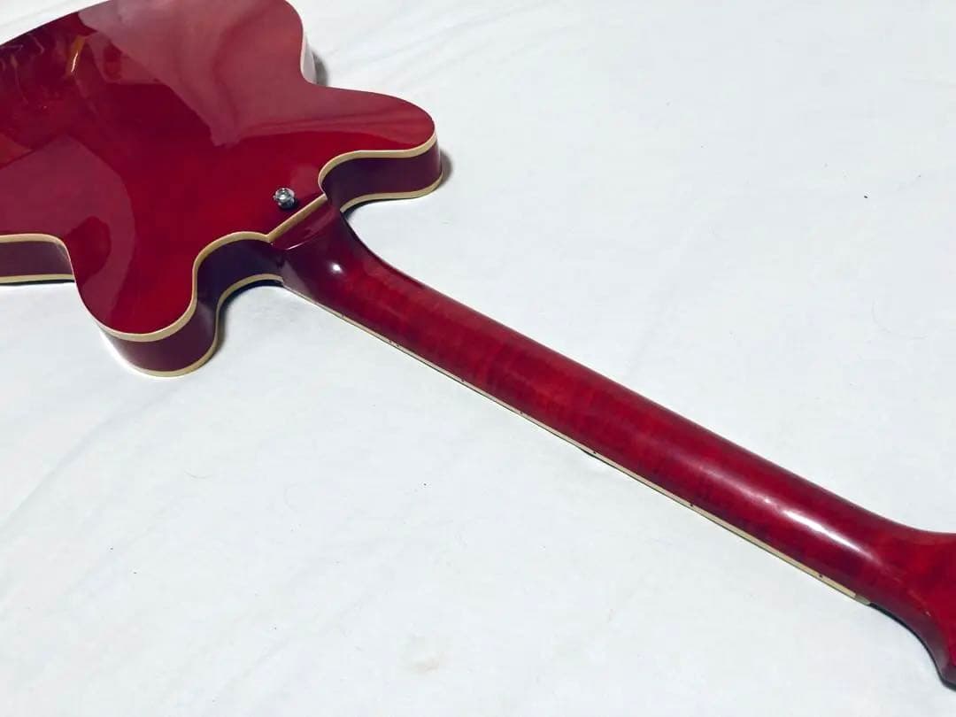 動作良好 GROTE guitar セミアコ―スティックギター レアカラー