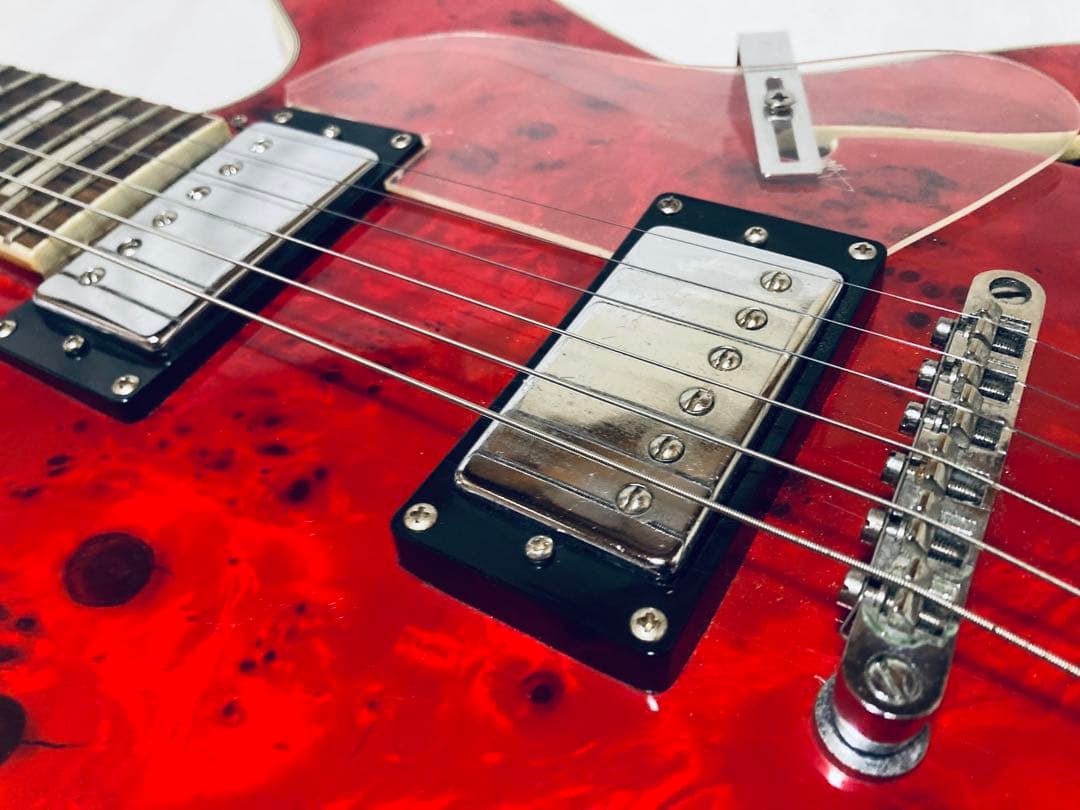 動作良好 GROTE guitar セミアコ―スティックギター レアカラー