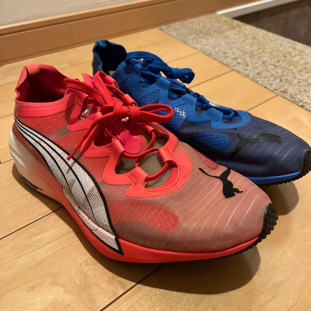 【美品】25cm プーマ ファストフォワード ニトロ エリート ステップ袋付き